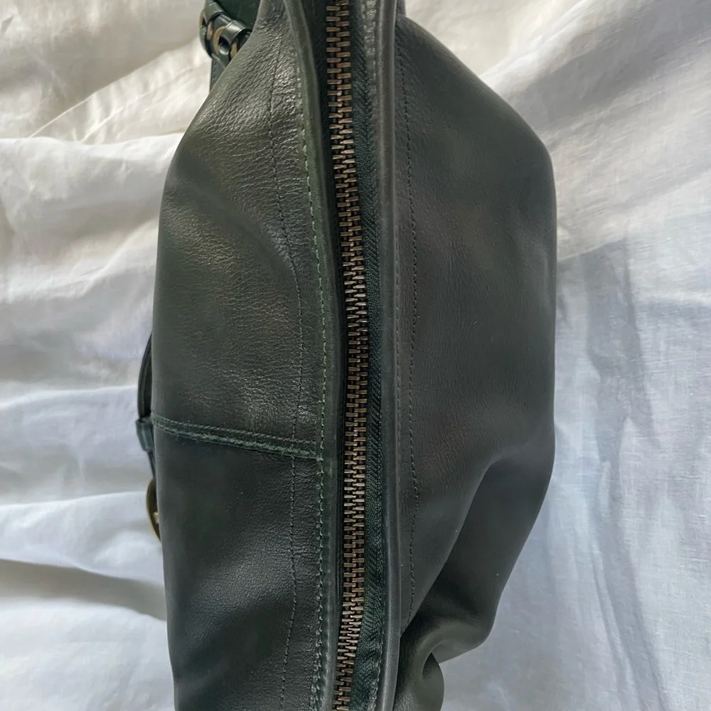 Coach XL 11423 Bleeker Tattersall Glass 💚 Green
